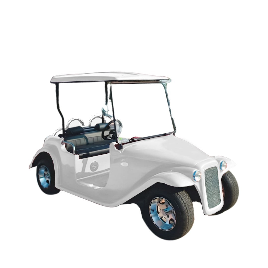 Megawheels Vintage Classic 4 Seater Royal Vintage Electric Golf Cart Buggy