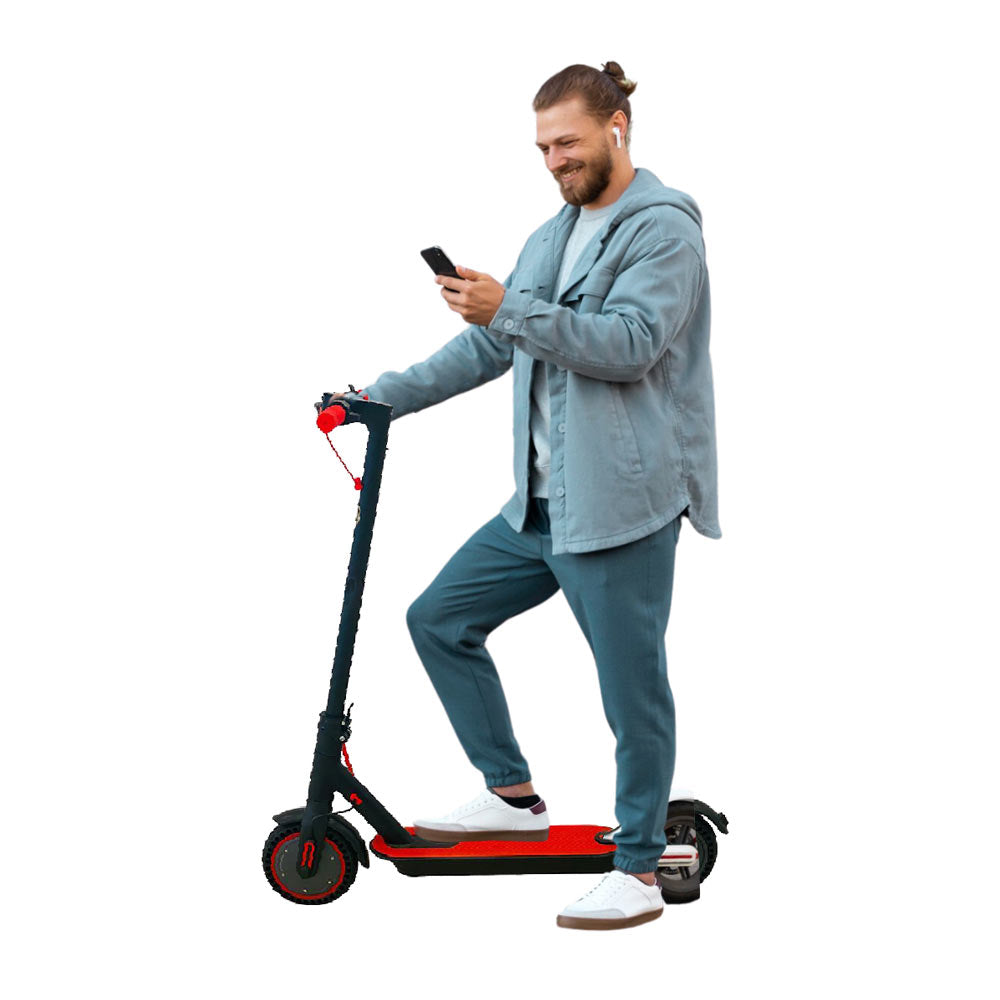 Foldable electric lightweight scooter 36 v battery - Red