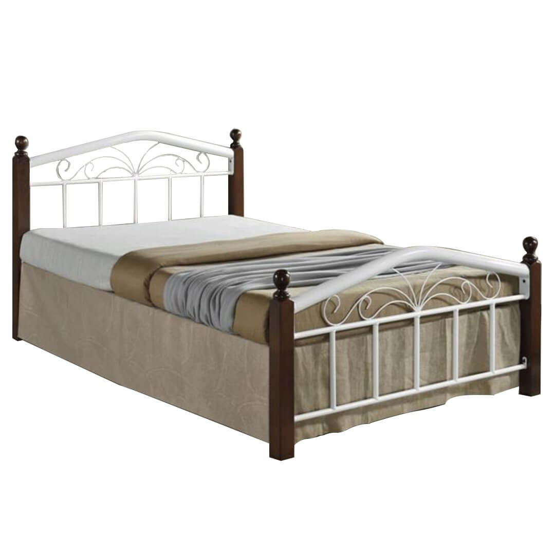 Wooden Steel Queen Size Bed