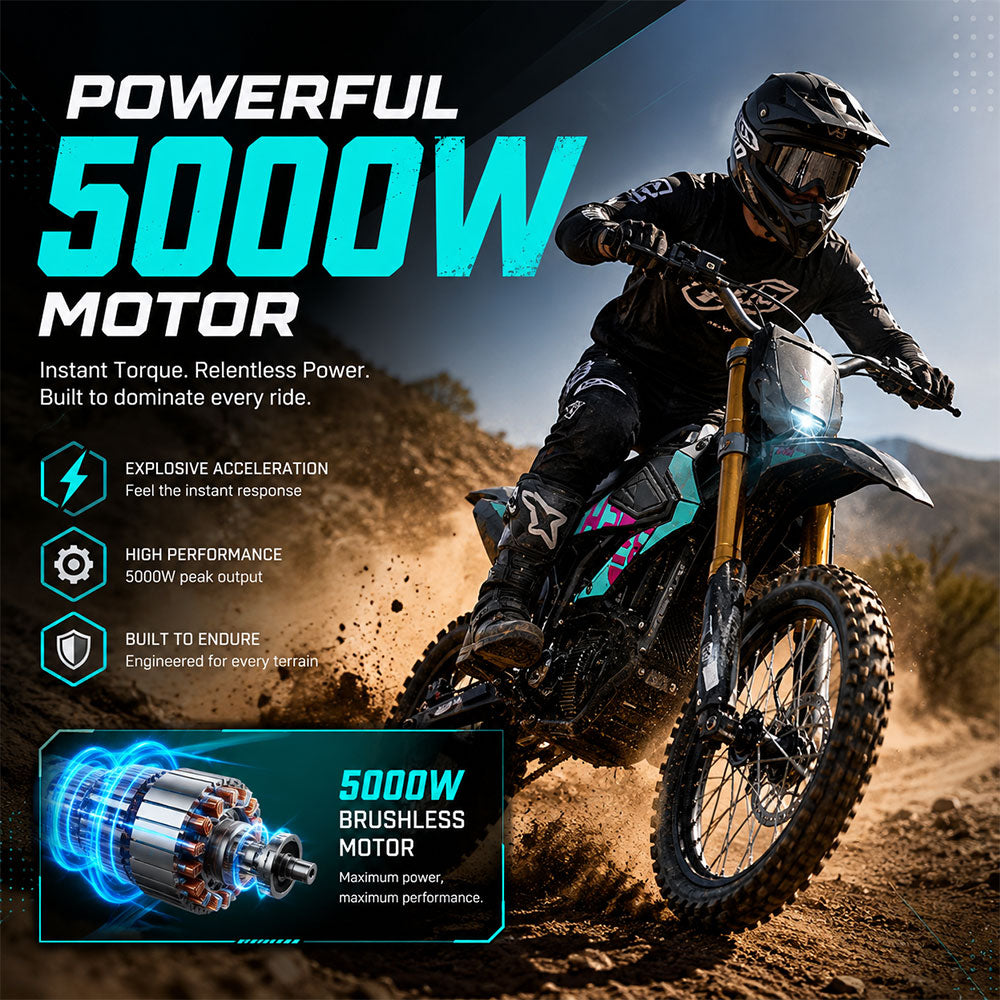 Surron Hyperbee Electric Bike 5000w for Kids and Teens 55kmh Off Road Performance in UAE