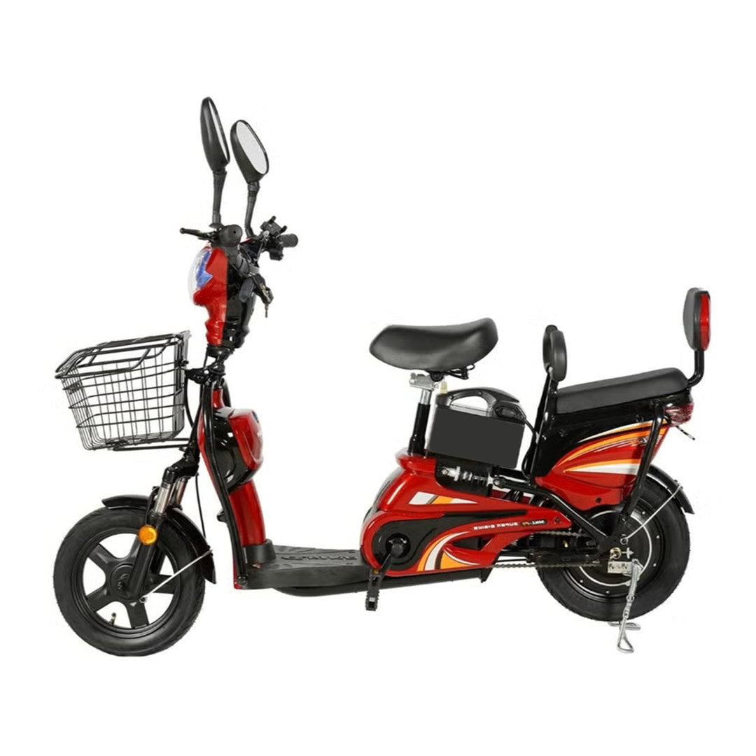 Megawheels Electrical Scooter Bike With Grocery Basket With Strong Battery Tyre Size 16