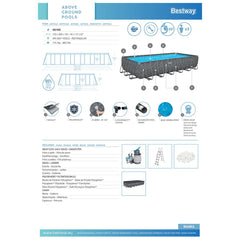 Bestway APX365 Winterproof Frame Pool Complete Set with Sand Filter System 732 x 366