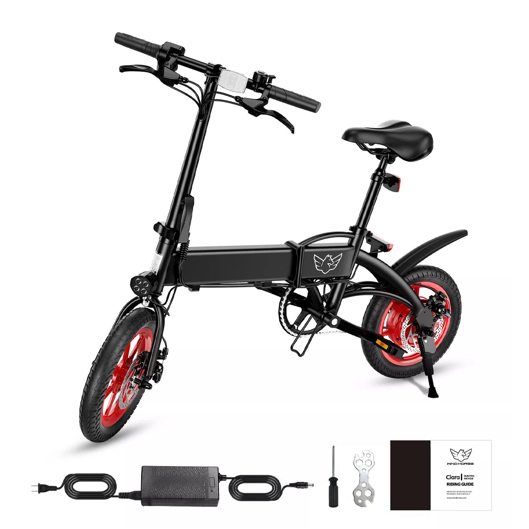 Megawheels Windstorm Carbon Alloy Foldable Ebike 36 V