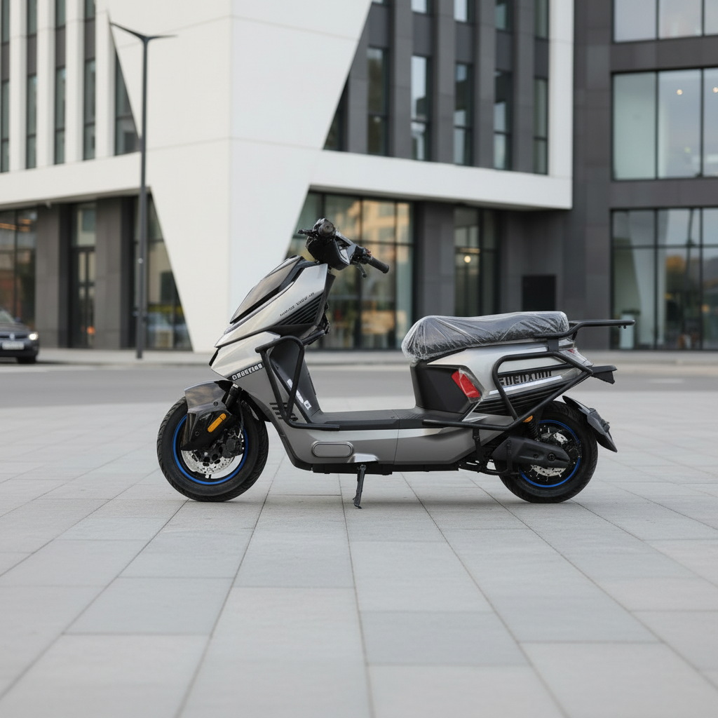 Megawheels Zone Rider Electric Scooter 48V Moped  Grey 