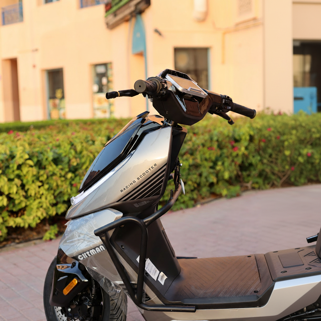 Megawheels Zone Rider Electric Scooter 48V Grey Moped