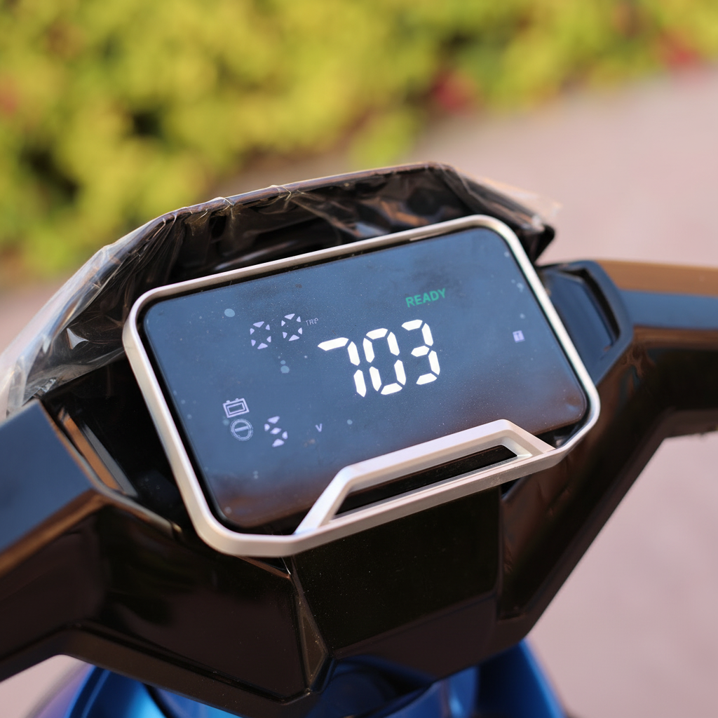 Megawheels Zone Rider Electric Scooter 48V Moped With Digital meter 