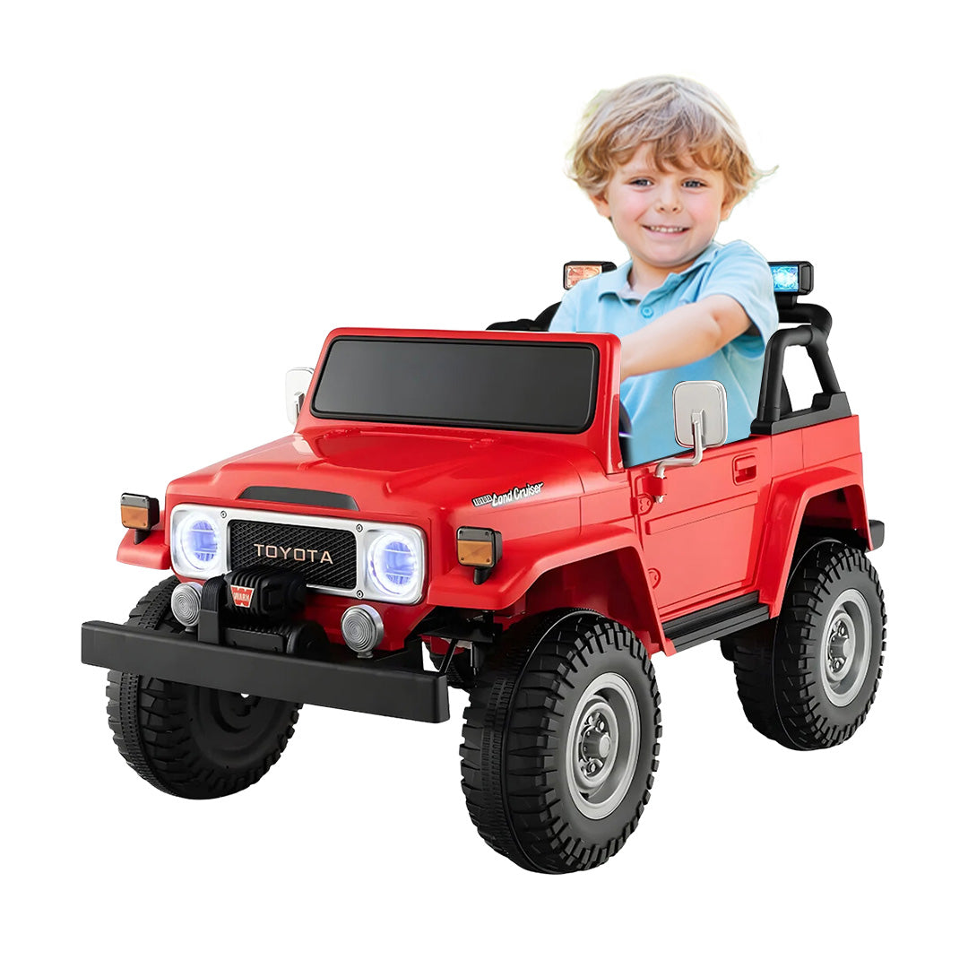 Megastar Kids Electric Ride-on 2 Seater Truck Car 24v Licensed Toyota Fj40 Rc
