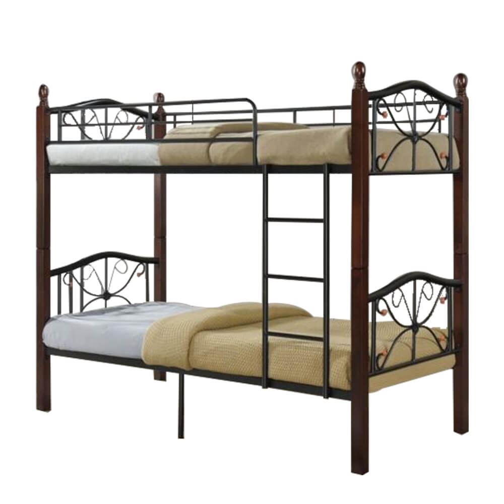 Twin Bunk Bed Study Metal Bed Frame
