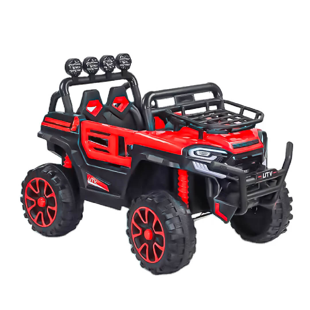 Megastar ride on 12 v Hurricane Suv POWERWHEEL Battery operated  jeep-RED
