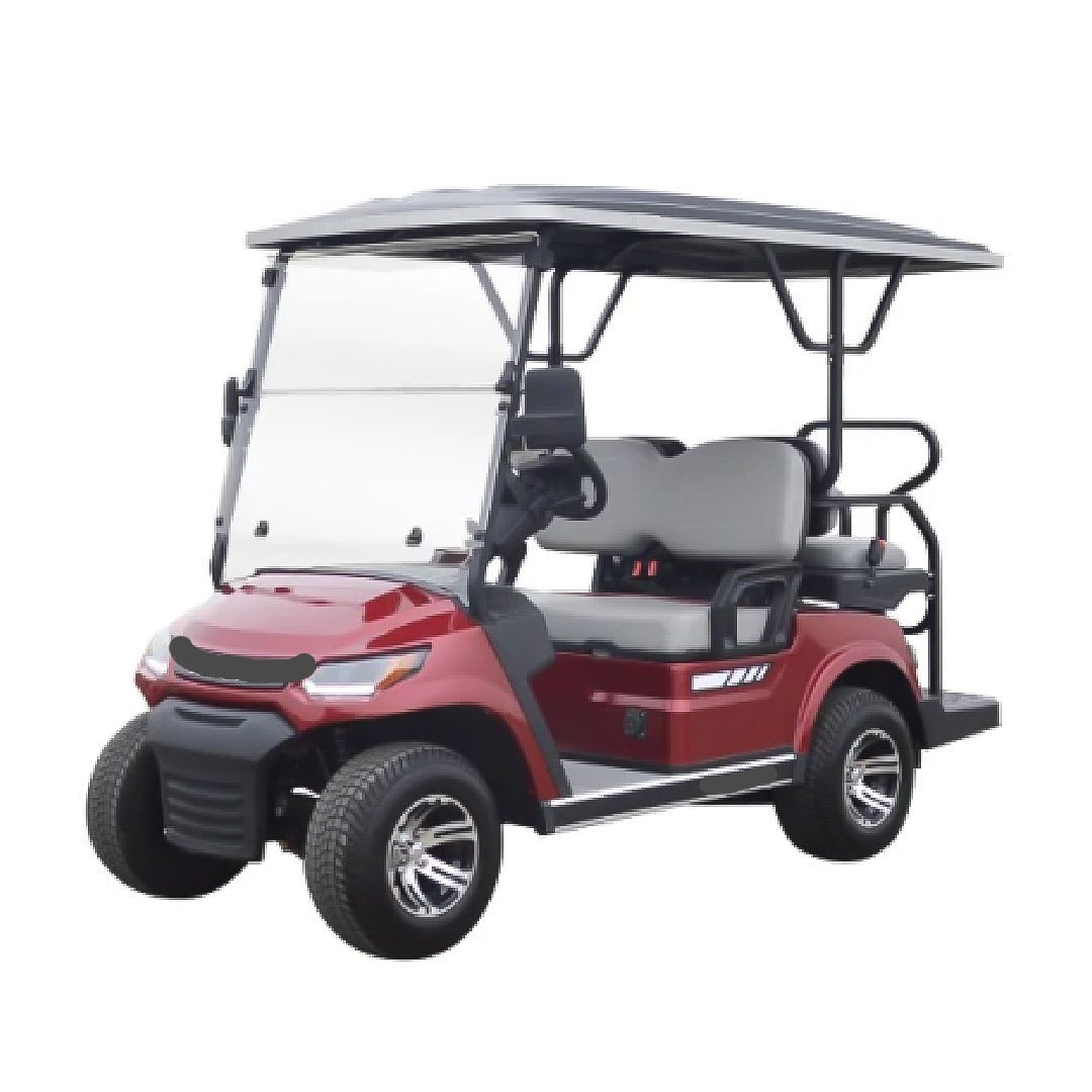 Electric golf car N2 + 2 seater - Red