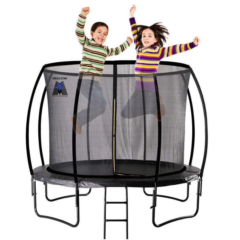 Megastar Sports 10 ft "Jump n Bounce" Trampoline with Enclosure Net & Ladder