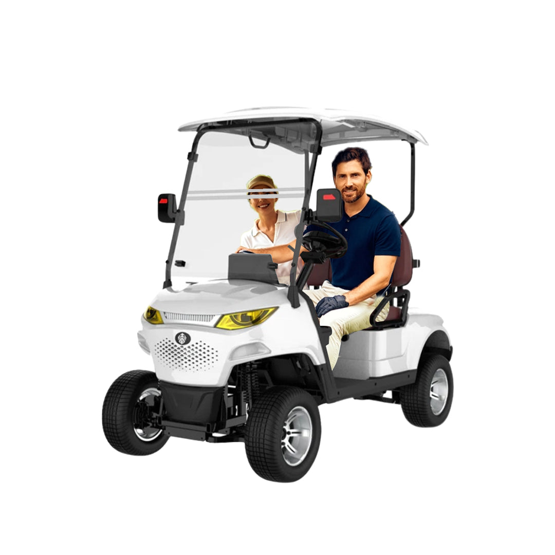 Green Rider 2+0 Premium Lithium Battery  Electric Golf Cart By Megawheels