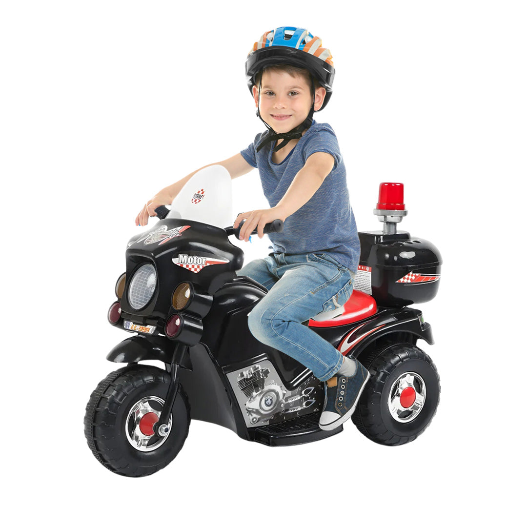Megastar Kids Electric Ride-on 6v Police Bike