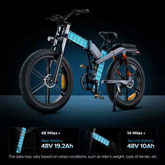 Megawheels Electric Bike ENGWE X26 EBIKE 29 Dual Batteries Electric Mountain Bike