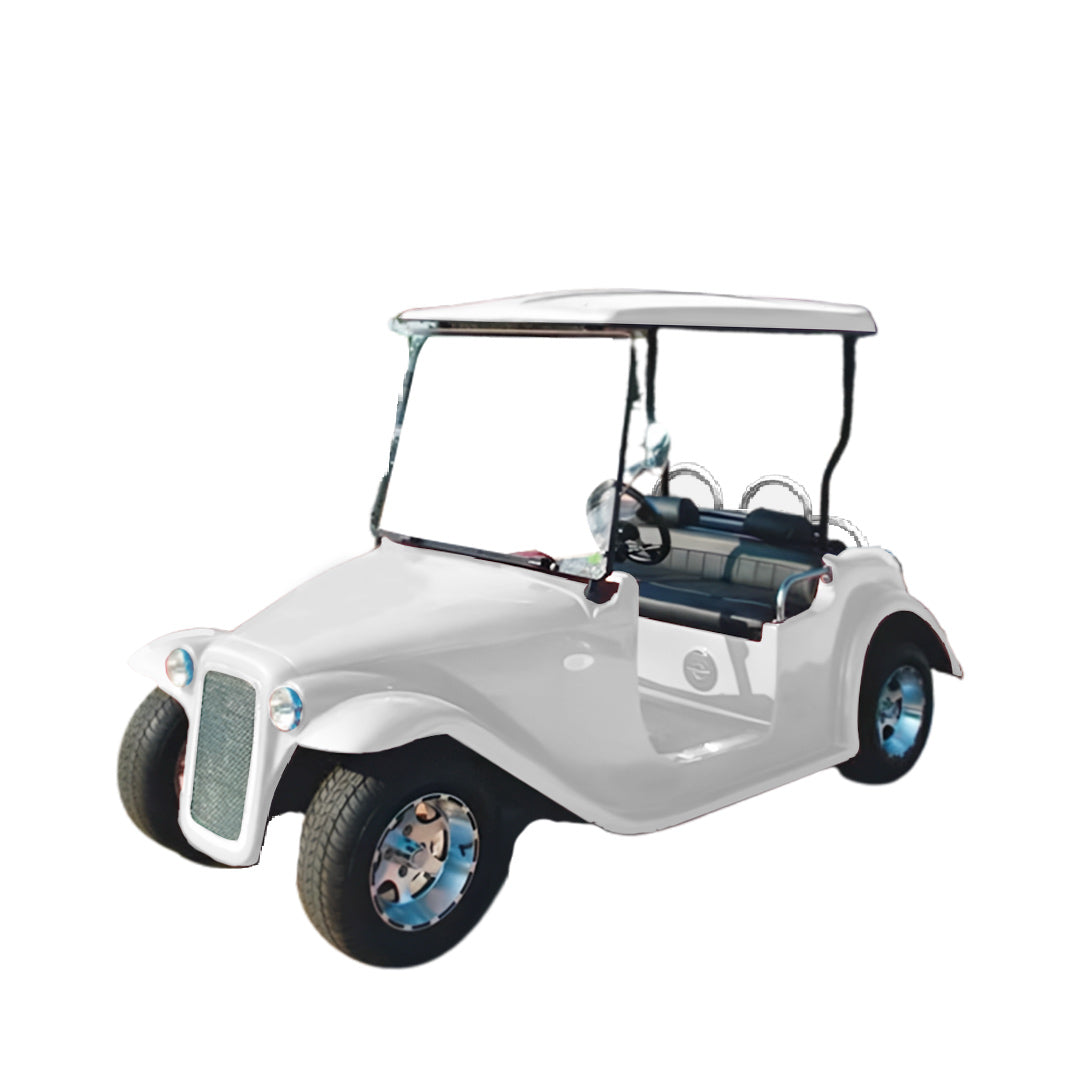 Megawheels Vintage Classic 4 Seater Royal Vintage Electric Golf Cart Buggy