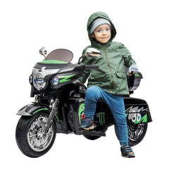 Megastar Ride on 12v Stormer Electric Police MotorTrike for kids