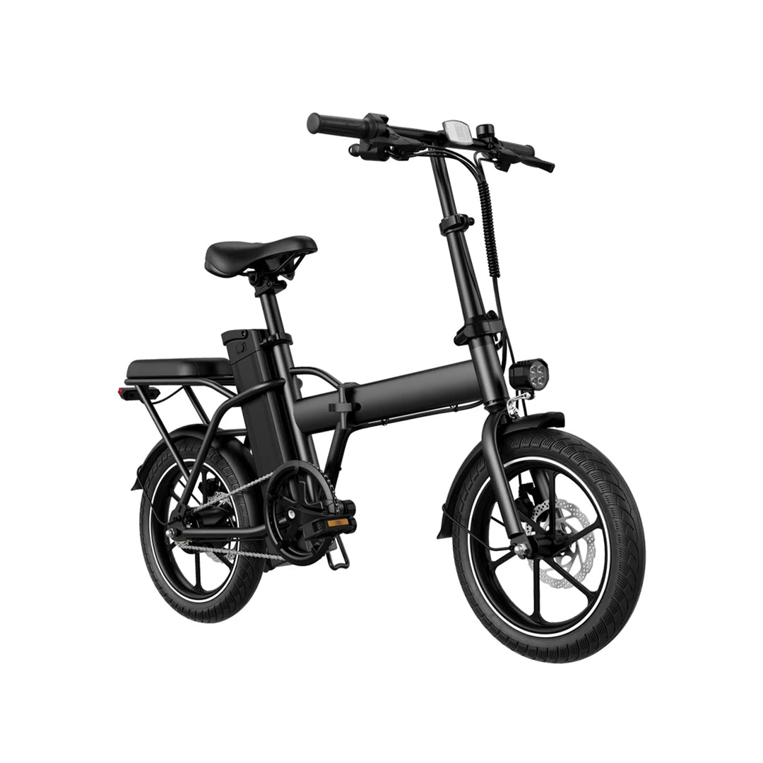 Megawheels Windstorm Carbon Alloy Foldable Ebike 48 V Series Black