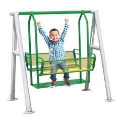 Megastar Kids Playground set Double Metal Swing - 230 x 130 x 200 Cms