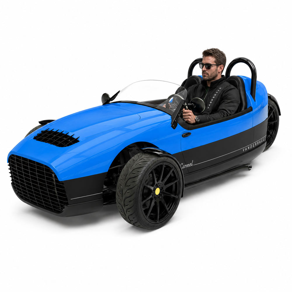 VANDERHALL Carmel Blackjack at Rafplay – Premium Luxury 3-Wheel Roadster in Dubai UAE