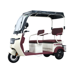 Megawheels Solar Commander Adult Electric Bike 3 Wheels Electric Scooter, Tricycle With Roof for Passengers