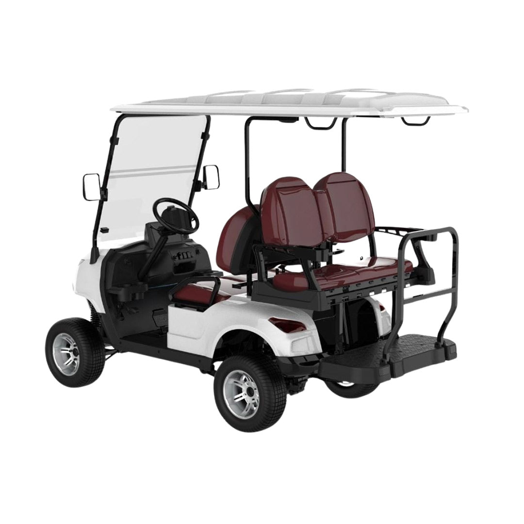 Green Rider 4 (2+2) Seater Electric Golf Cart Premium Buggy With Lithium Batteries