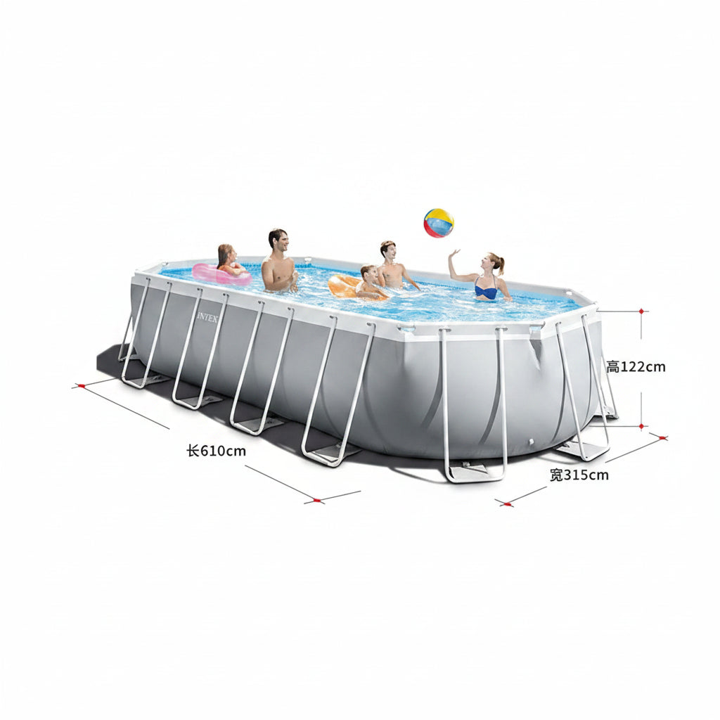 Dimensions of Intex Prism Frame Above-Ground Oval Pools