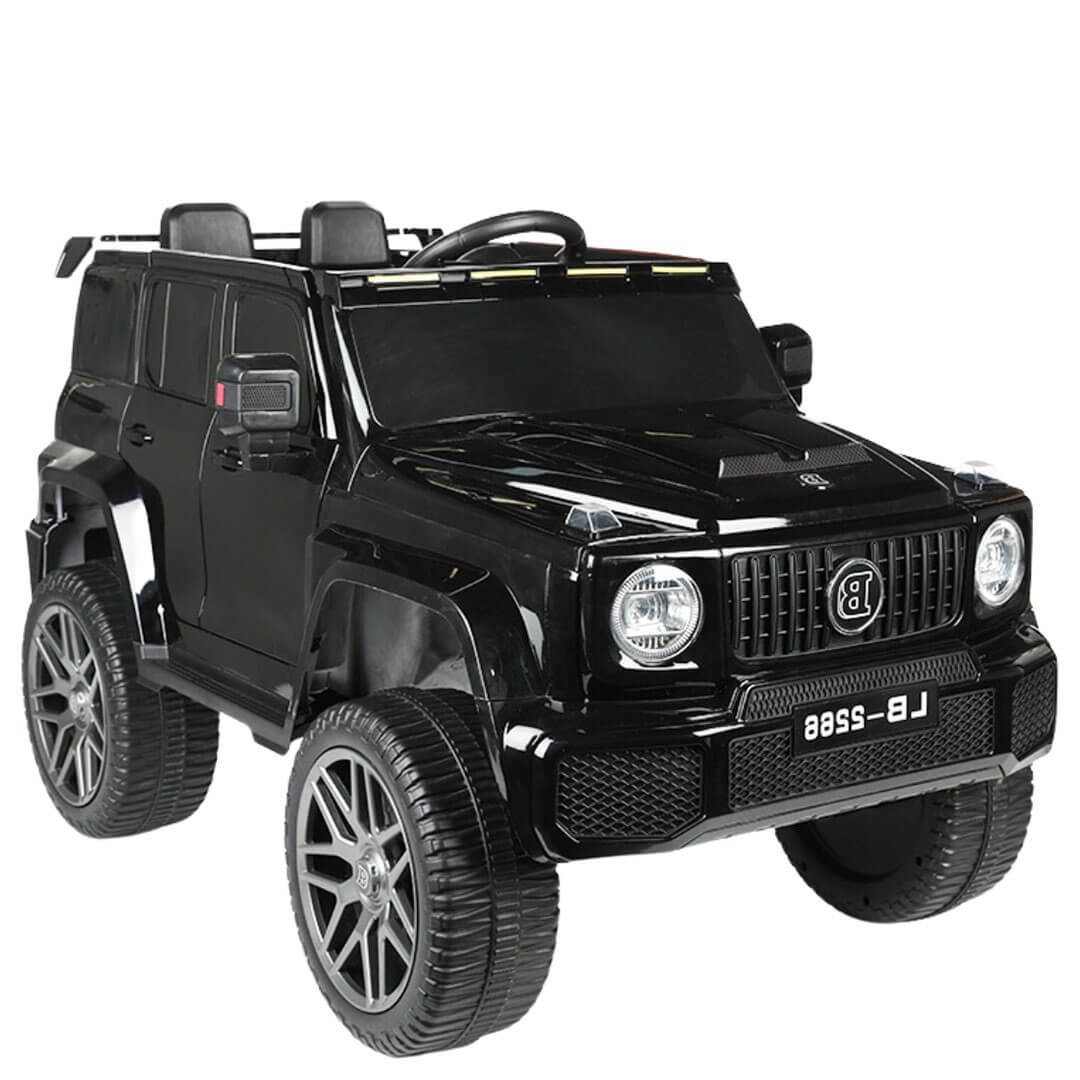 Megastar Ride on 12 v Open Roof Cross over SUV With openable Doors- BLACK