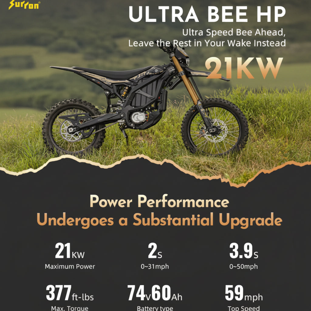 Motorcycle with power performance and specifications