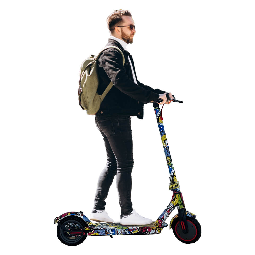 Megawheels 365 Pro Foldable 36 v Electric scooter-Multicolour