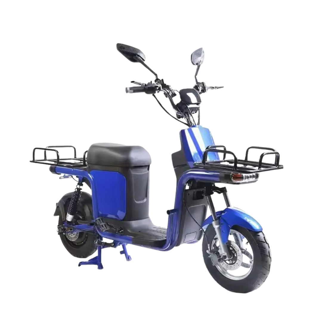 Megawheels MaxHaul Delivery E-Bike 48 v Grocery Scooter for Heavy Loads with Warranty