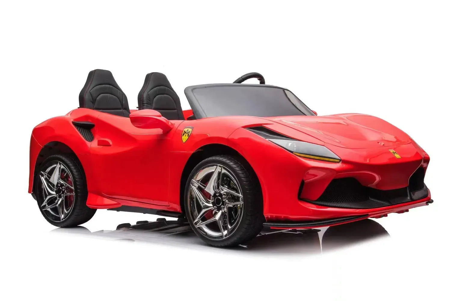 Megastar 24v xxl Ferrari Styled F8 Kids Electric Ride on Car-2 Seater-Double Open Doors Children Electric Car