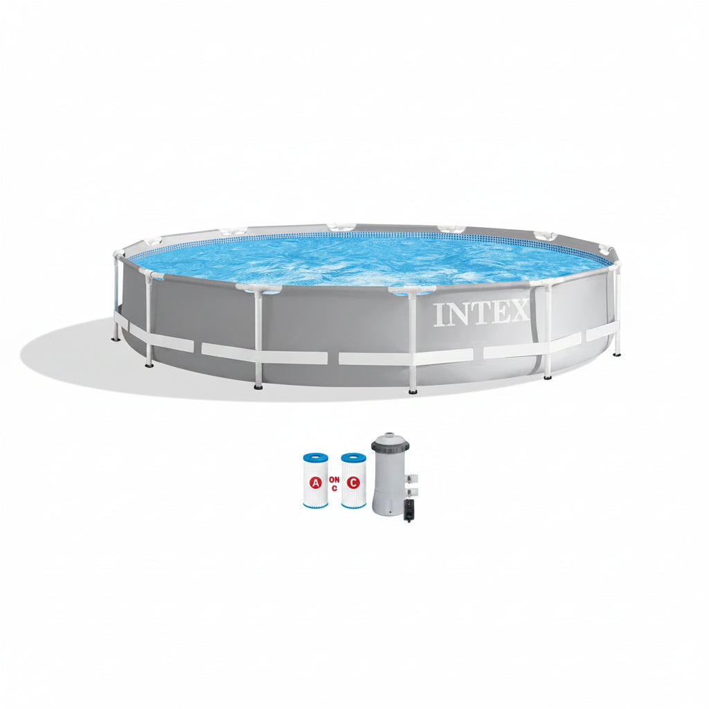 Intex Prism Frame Round Pool with Filter and Pump