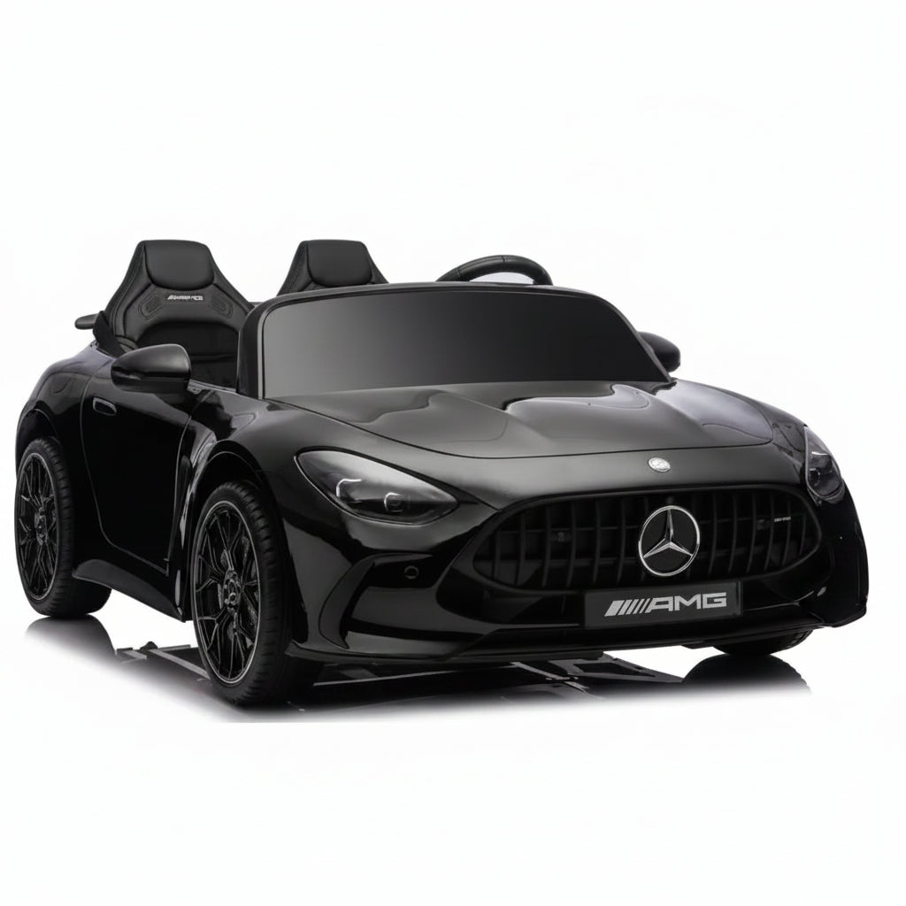 Black Mercedes GT63 AMG 24V ride on car for kids luxury kids car