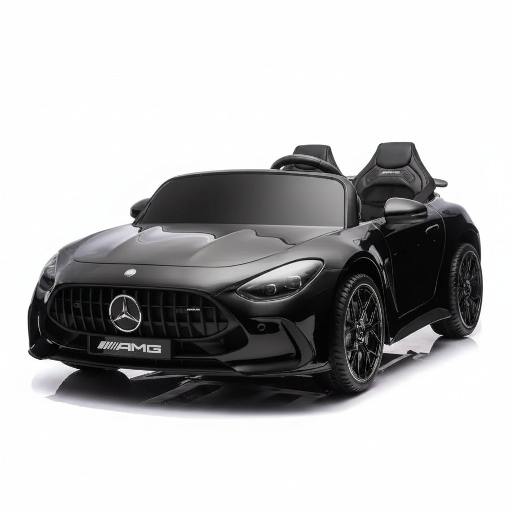 Black Mercedes-Benz AMG toy car