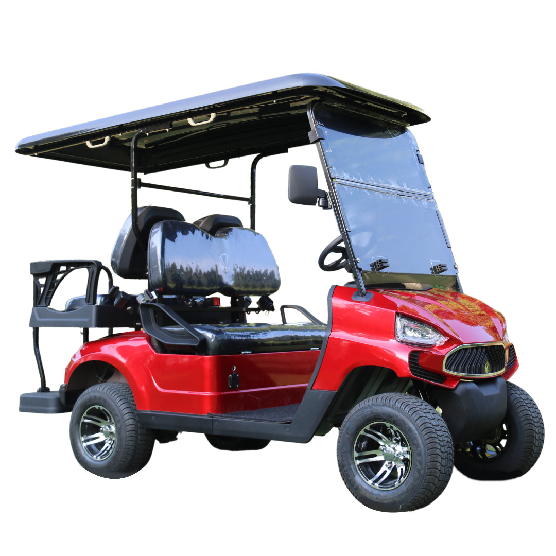 Green Harmony Electric Golf Cart 2+2 Seater By Megawheels