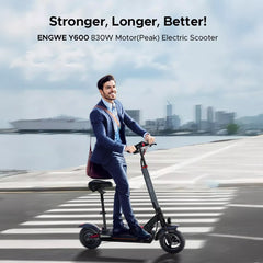 ENGWE Y600 Long range 70 kms EScooter For Adults , 48v  Foldable Electric Scooter With 1 Year Warranty