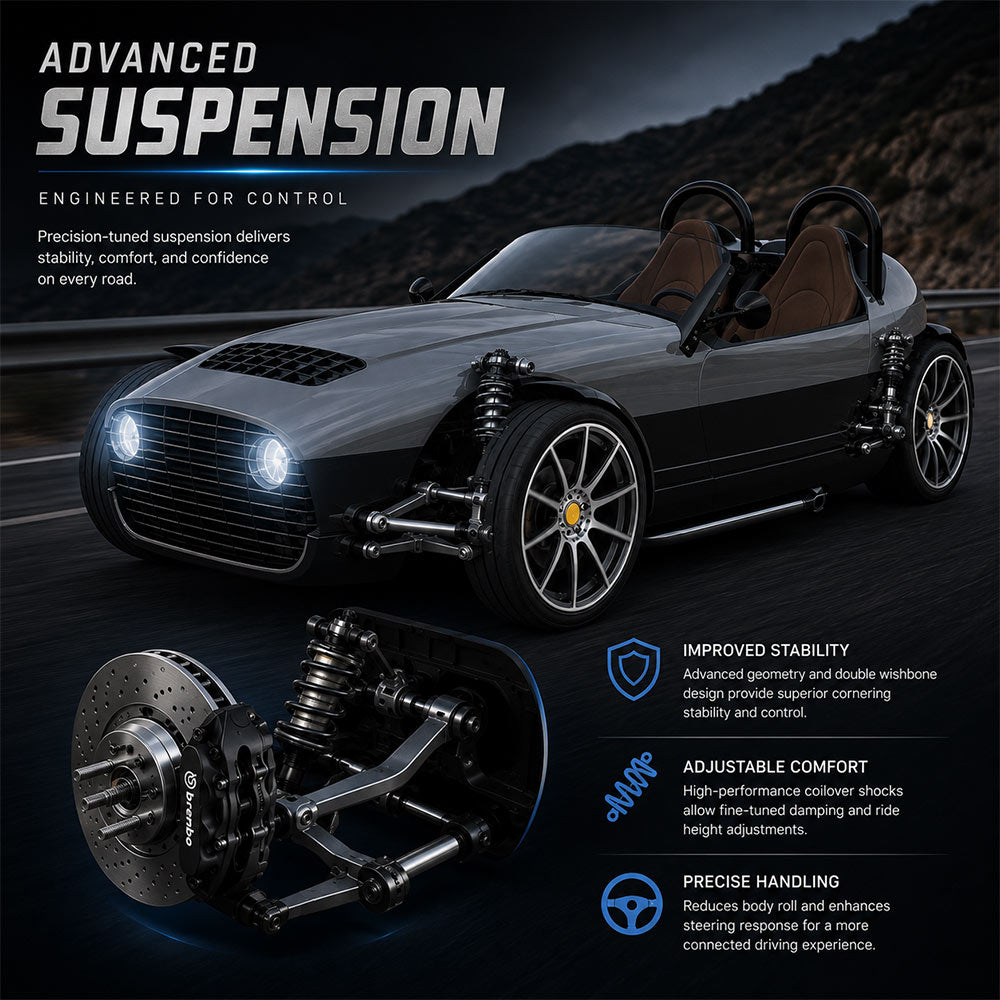 VANDERHALL Carmel at Rafplay – Luxury 3-Wheel Roadster in Dubai UAE