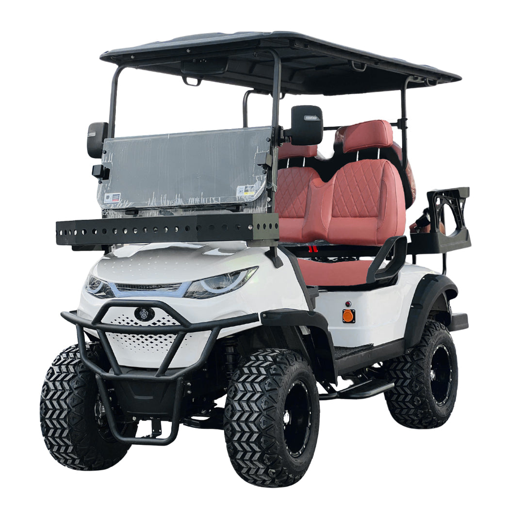 Green Rider Lifted Electric Golf Cart 2+2 Seater With off Road Tyres & Lithium Battery