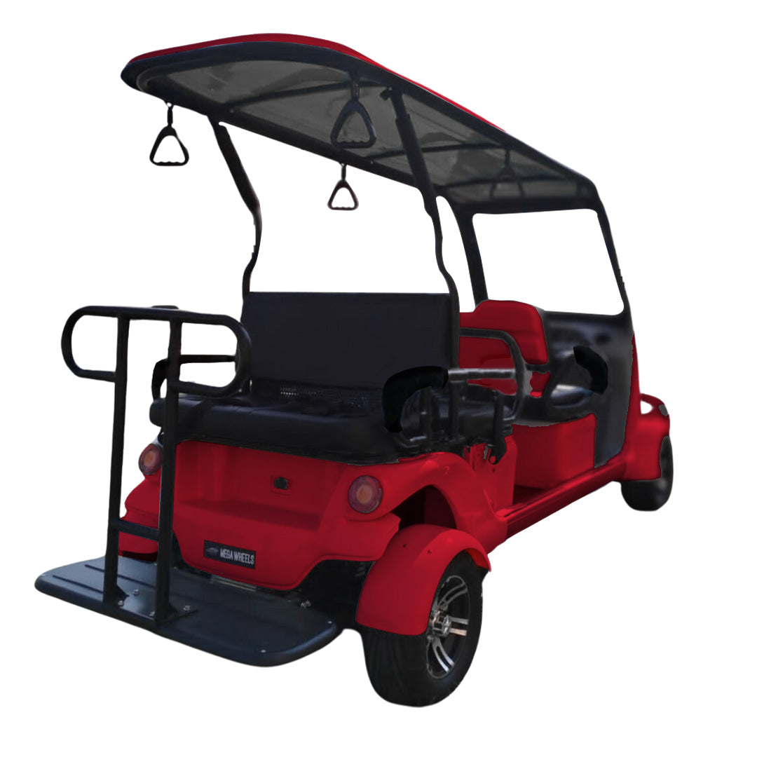 Megawheels Electric Golf Cart Evolution Buggy 6 Seater Red