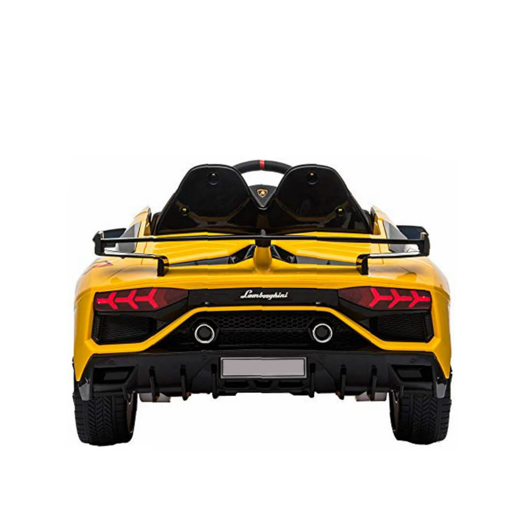 Megastar Ride on Licensed Lamborghini  XXL Big Kids 2 Seater Lamborghini Ride-On 24v Supercar_ yellow