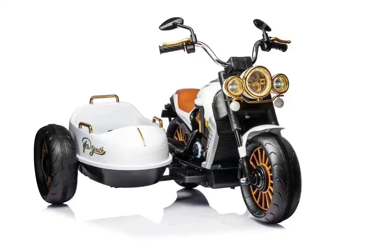 Megastar Electric Ride On 12v Vespa Style Side by Side Kids Motorbike