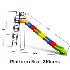 Megastar Rainbow Play slide medium- 210 cms