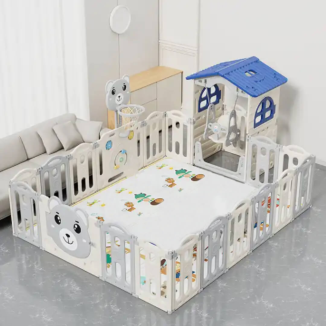 Baby Playpen for Toddler With Extra Large Gate