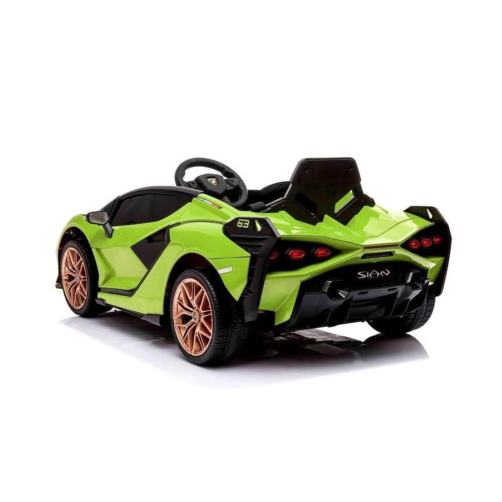 Green Lamborghini Prime Sian toy car 