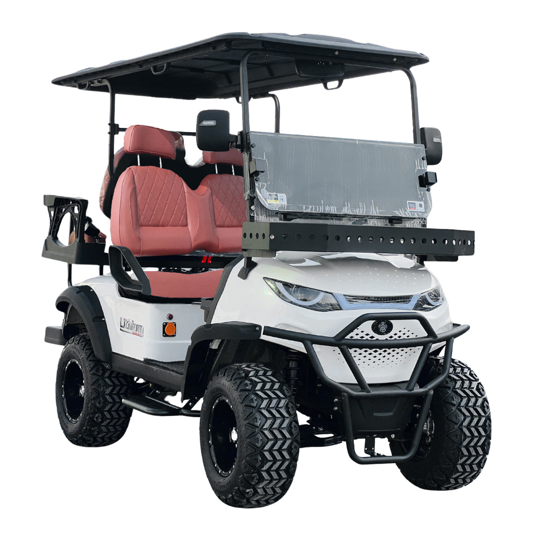 Green Rider Lifted Electric Golf Cart 2+2 Seater With off Road Tyres & Lithium Battery