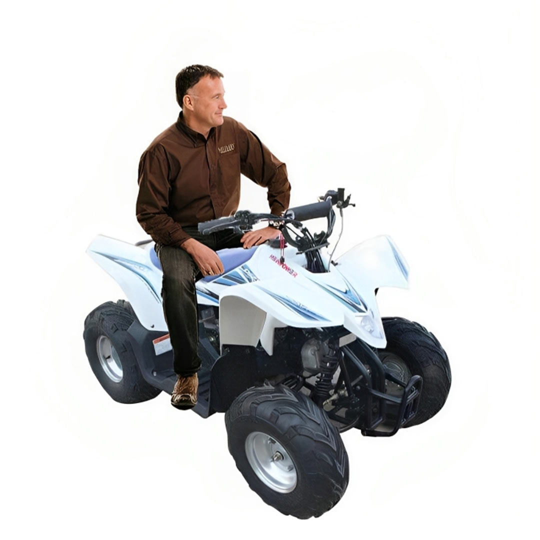 دراجة ATV Quad 150CC للطرق الوعرة ذات العجلات الضخمة أوتوماتيكية بالكامل بدون عكس