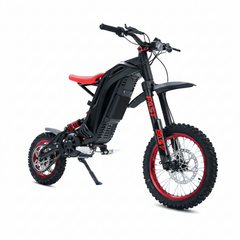 Black 79BIKE Viper S Electric Off Road Bike with red accent