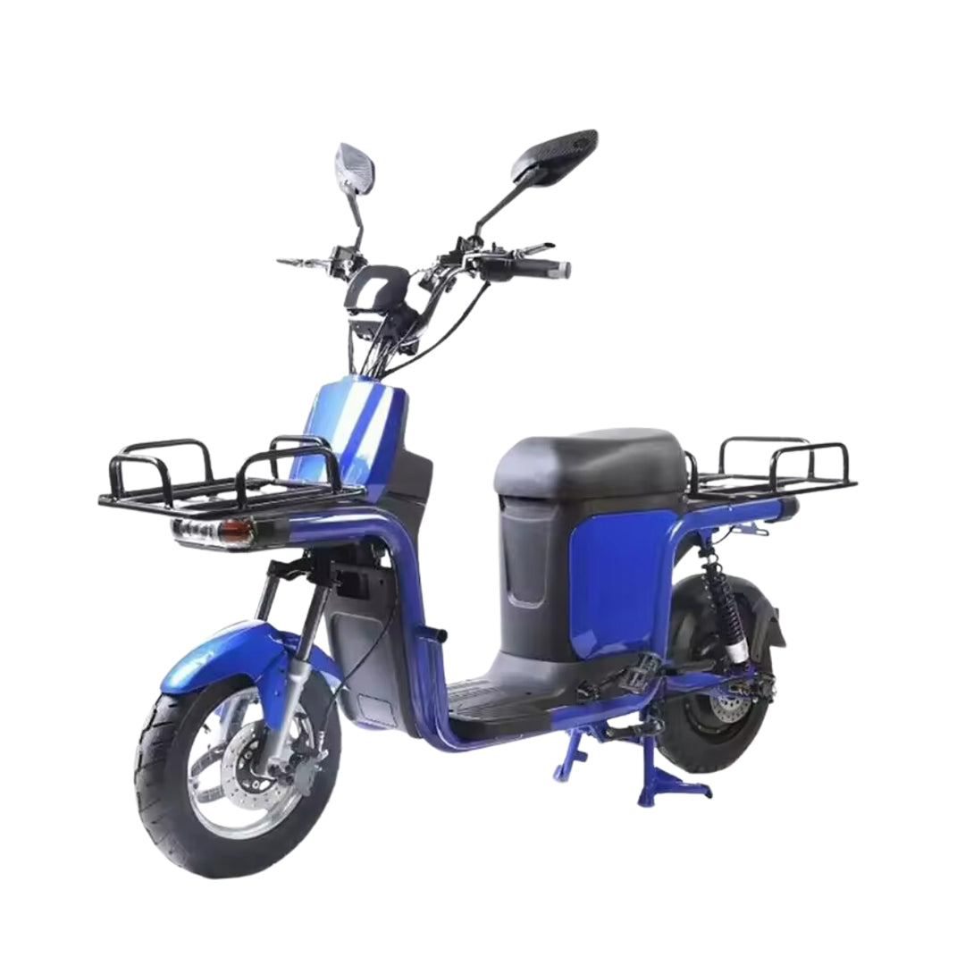 Megawheels MaxHaul Delivery E-Bike 48 v Grocery Scooter for Heavy Loads with Warranty