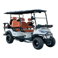 Green Rider Lifted Premium Electric Golf Cart 4+2 Seater and Lithium Battery