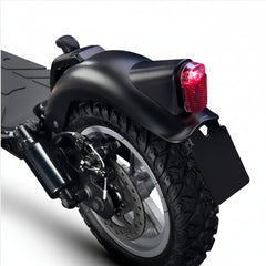 Rear view of Jeep 2XE Urban Camou electric scooter with turn signals